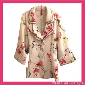 New Unworn, White Floral Jacket